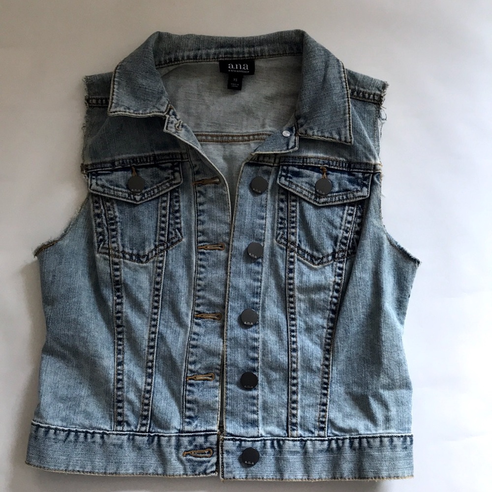 a.n.a denim vest